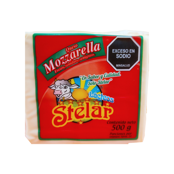 Stelar Queso Mozarella Entero 500 g