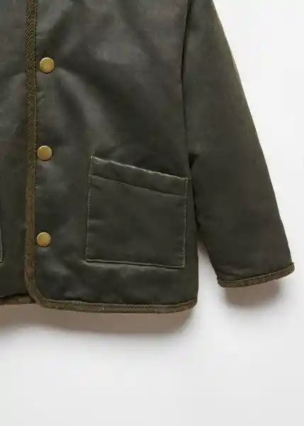 Abrigo Anorak William Khaki Talla 69 Niños Mango