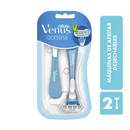 Gillette Venus Oceana Máquinas Desechables Para Depilación X 2