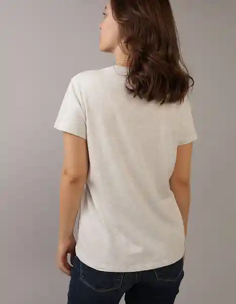 Camiseta Mujer Gris Talla X-Small American Eagle 9593006