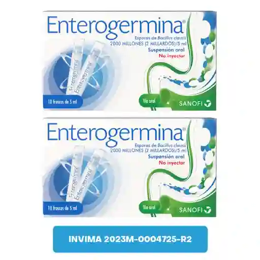 2 x Enterogermina 2000 mL