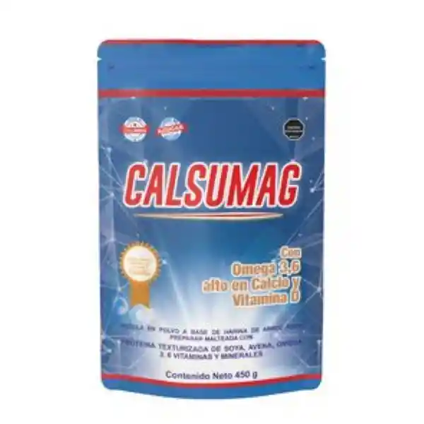 Calsumag Proteína Con Omega 3.6 Alto en Calcio y Vitaminas