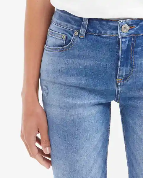 Jean Rusty Femenino Azul Cristalino Talla 10 Chevignon