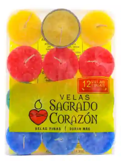 Sagrado Corazón Velas Finas Pebetero Farol x12