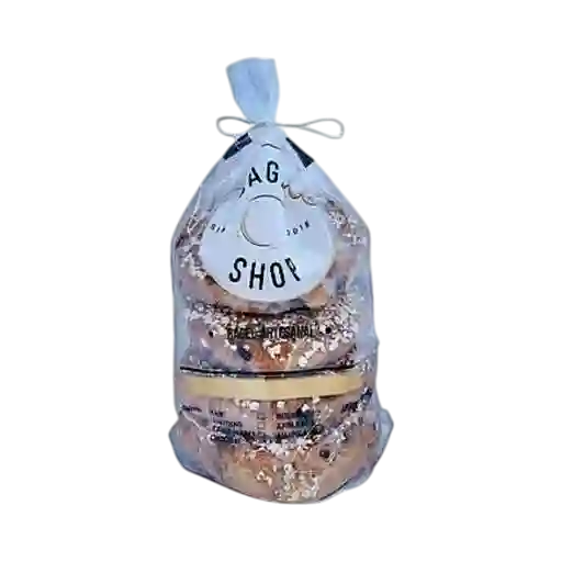 Bolsa de 4 Bagels Canela y Pasas