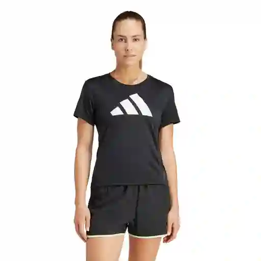 Adidas Camiseta Run it Tee Mujer Negro Talla L Ref: IL7227