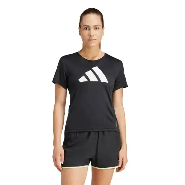 Adidas Camiseta Run it Tee Mujer Negro Talla L Ref: IL7227