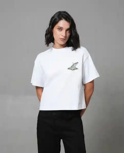 Camiseta Mujer Blanco L 203G002_BLA110601 Rifle