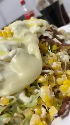 Salchipapa especial ranchera