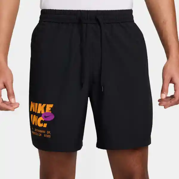 Nike Short Df Form 7ul Gx Para Hombre Negro Talla S