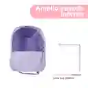 Maleta Escolar Rectangular Con Asa Lila Serie Miniso