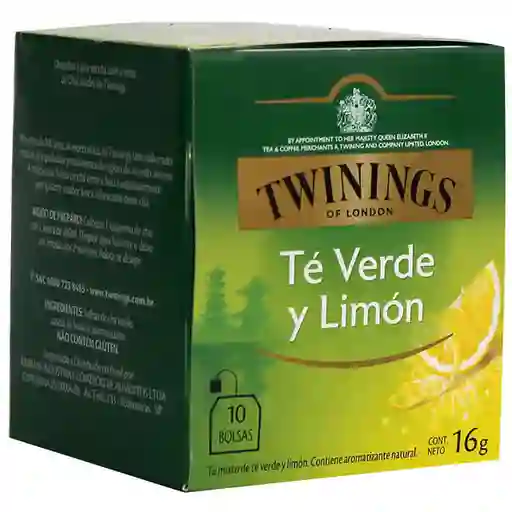 Twinings Té Mixto de Té Verde y Limón