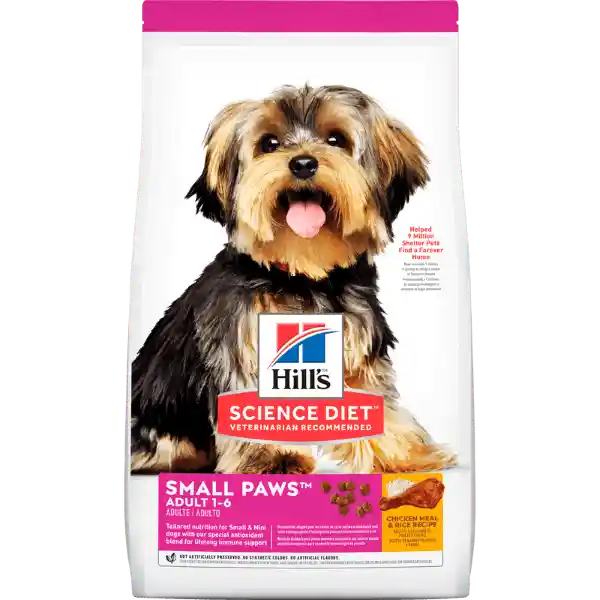 Hills Alimento para Perro Adulto Raza Pequeña Cordero y Arroz