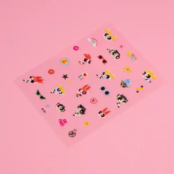 Sticker Uñas Serie Las Chicas Superpoderosas Miniso