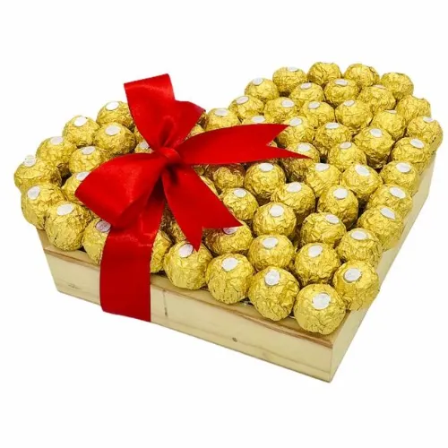 Luxury Ferrero Rocher Heart Candy Tray