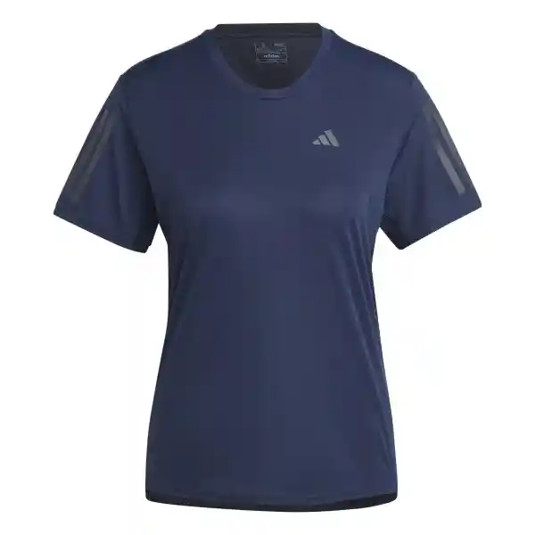 Adidas Camiseta Own The Run Tee Mujer Azul Talla S IL4130