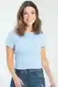 Top Camille Color Azul Claro Talla S Ragged