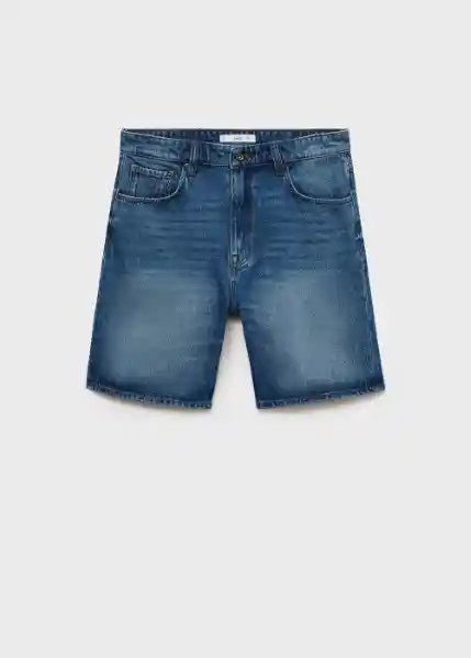 Bermuda Jarod Tejano Oscuro Talla 44 Hombre Mango