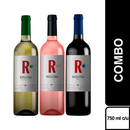 Combo Rosaleda Merlot + Sauvignon Blanc + Cabernet Sauvignon