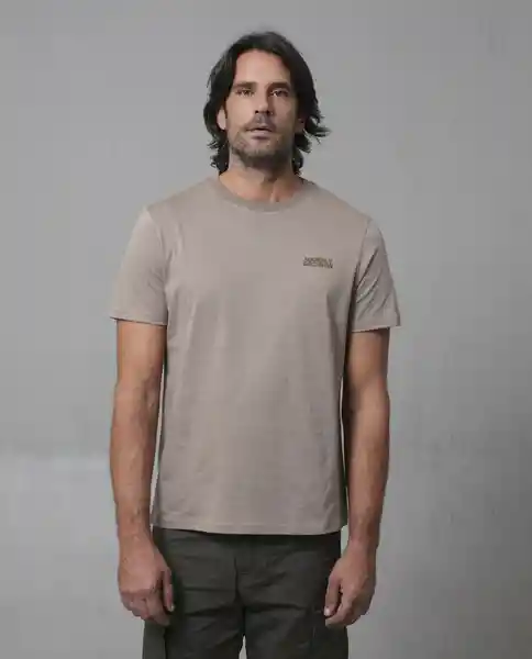 Camiseta Hombre Café Talla M 109G110_CAF181017 Rifle