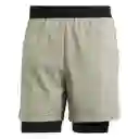 Adidas Short Gym+ Wv Para Hombre Gris Talla L Ref: IR8598
