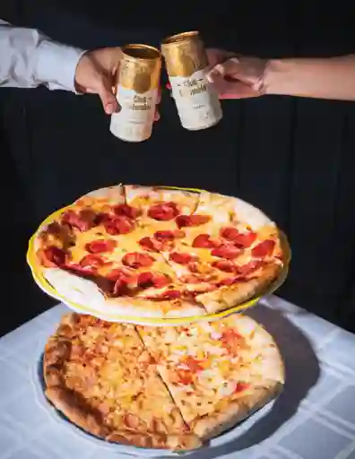 Combo pizza grande 35cm +2 club colombia