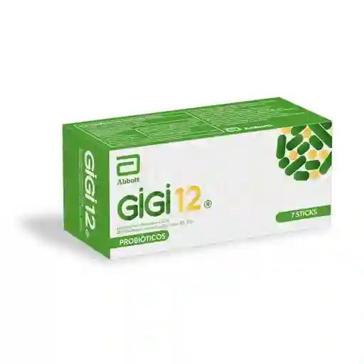 Gigi 12 Suplemento Dietario Probióticos Stick 1 g x 7 Und