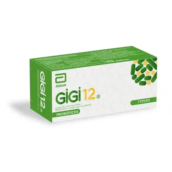 Gigi 12 Suplemento Dietario Probióticos Stick 1 g x 7 Und