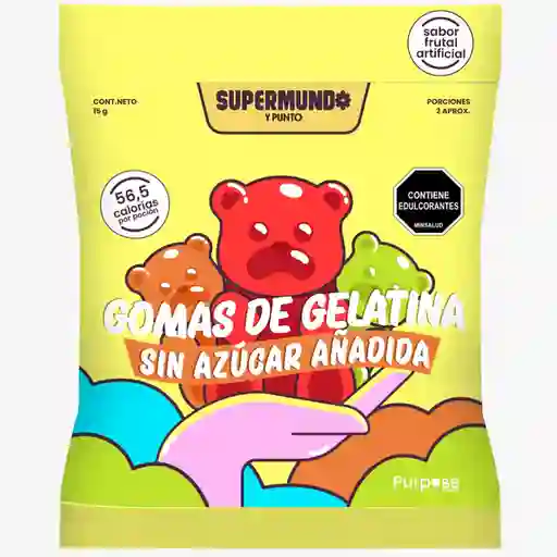 El Súper Mundo Goma Sin Azúcar Añadida Ositos
