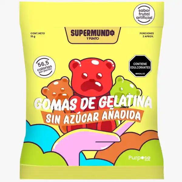 El Super Mundo Goma Sin Azúcar Añadida Ositos