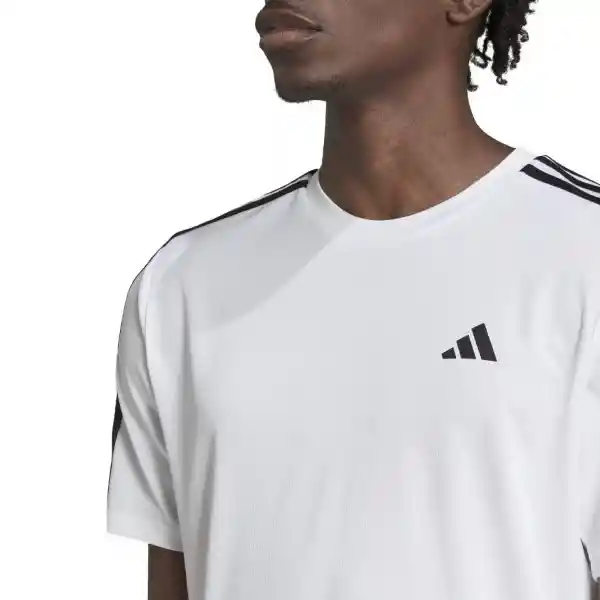 Adidas Camiseta Tr-Es Base 3S T Para Hombre Blanco Talla XL