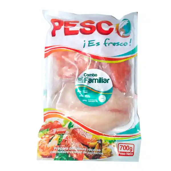 Pesco Tilapia Camarones y Trucha