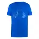 Adidas Camiseta M Fld Bos Logo Hombre Azul Talla L Ref: IV7006