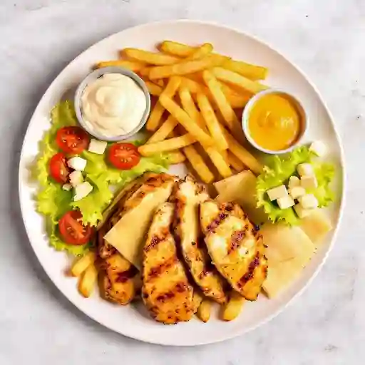 Picada con pollo