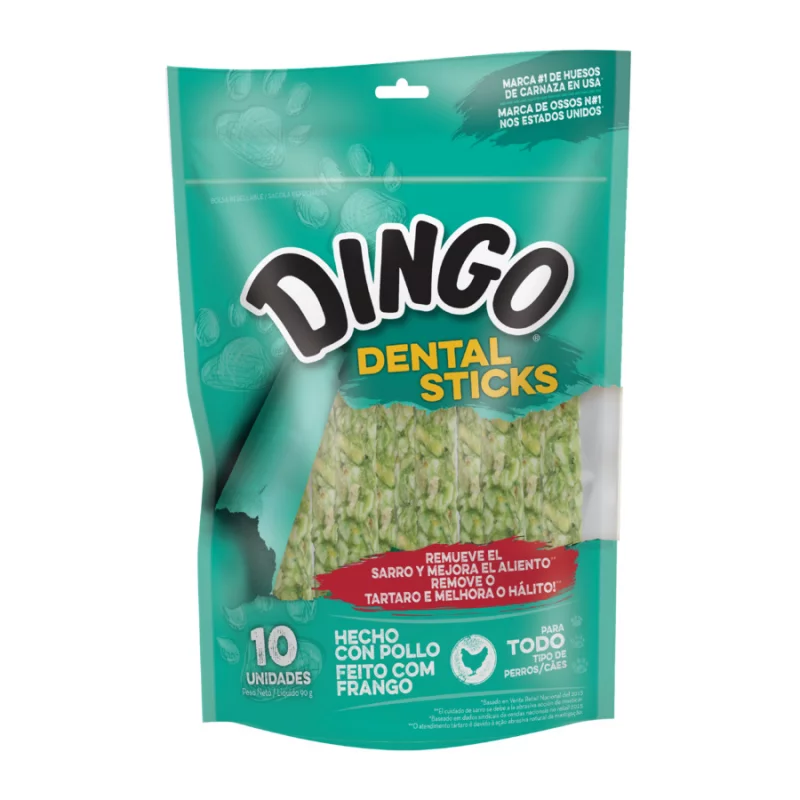 Dingo Snack Dental para Perro Sabor Pollo 10 und