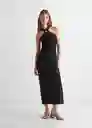 Falda Brillif Negro Talla 21 Niñas Mango