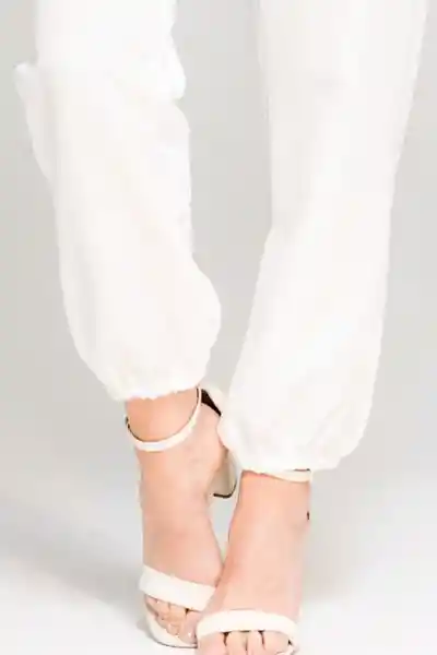 Pantalón Jogger Bali Color Blanco Crudo Talla 10 Ragged