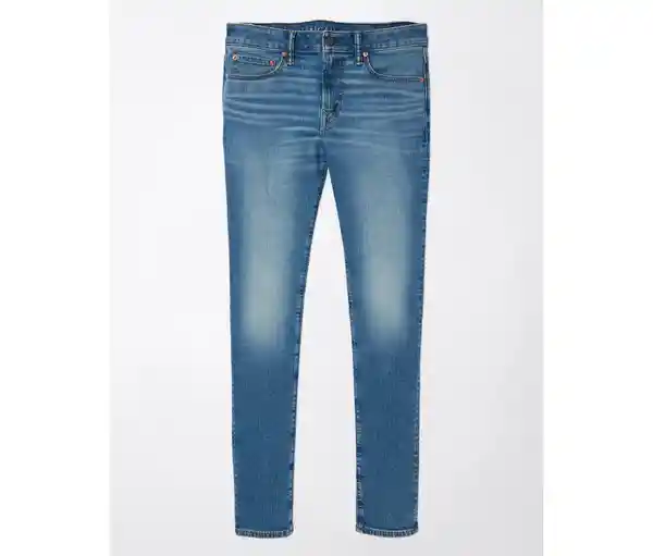 Jean Skinny Hombre Azul Talla 30 x 30 American Eagle