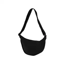 Bolso Crossbody Deportivo Liso Negro Serie Miniso