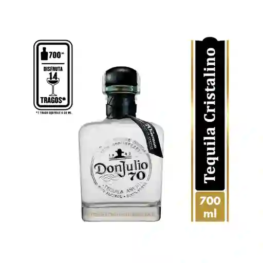 Tequila Don Julio 70 Cristalino 700 mL