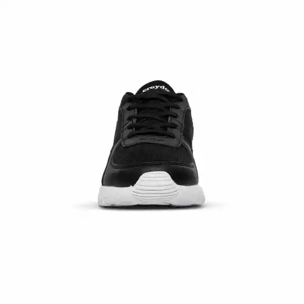 Croydon Tenis Escolares Scoil Para Mujer Negro Talla 40