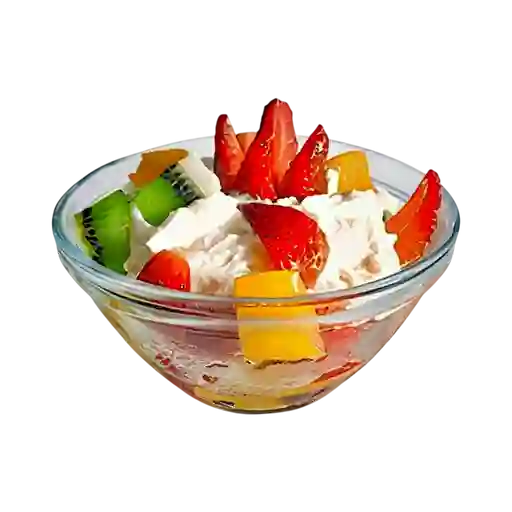 Fruta Mixta con Crema