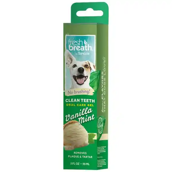 Tropiclean For Dogs Clean Teeth Gel Sabor Vainilla 59.14 Ml