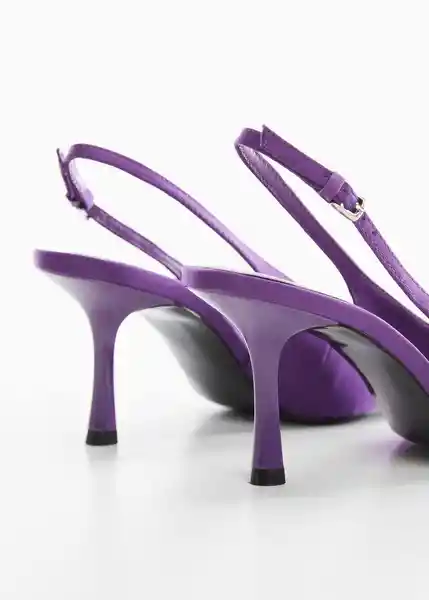 Zapatos Color Morado Talla 35 Mujer Mango