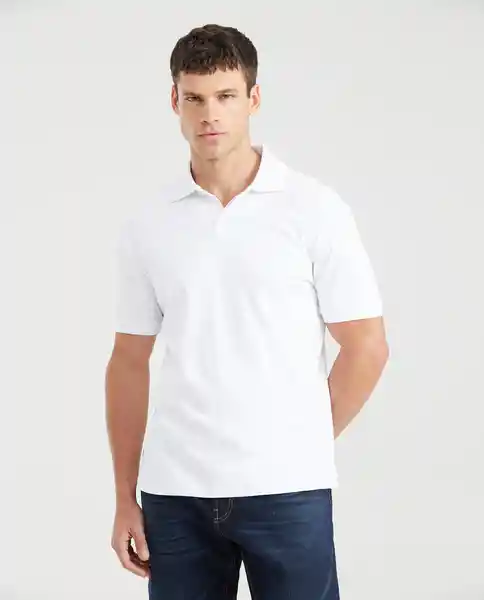 Camiseta Polo Smart in Jersey Blanco 0 Claro M Chevignon