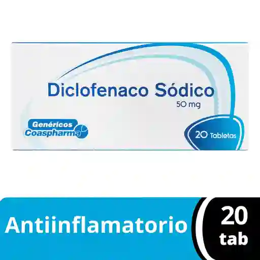 Coaspharma Diclofenaco Sódico (50 mg)