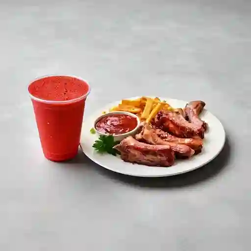 Costilla de Cerdo, Argentina Alcarbon!!!
