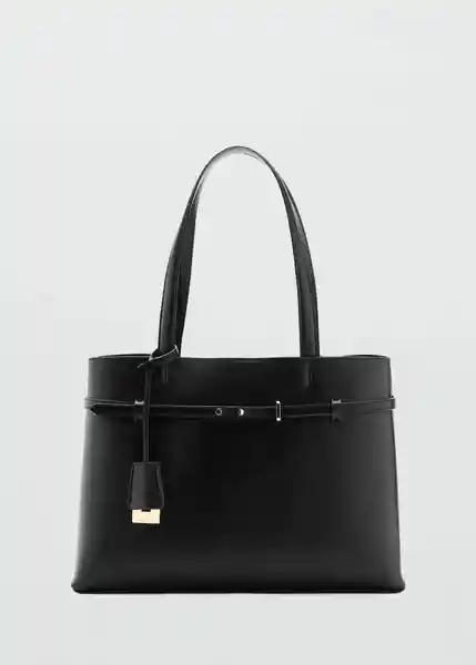 Bolso M Dahlia Negro Talla 99 Mujer Mango