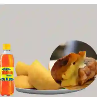 Combito valluno con gaseosa