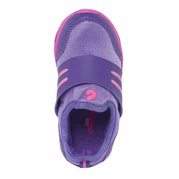 Los Gomosos Tenis Con Luces Trebic Niña Morado Talla 33